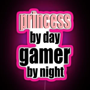 Sassy Quote For Gamer Girl RGB Neon Sign