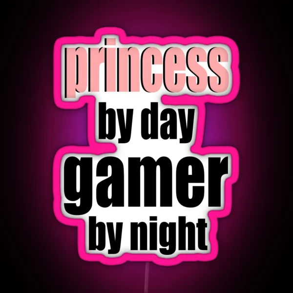 Sassy Quote For Gamer Girl RGB Neon Sign