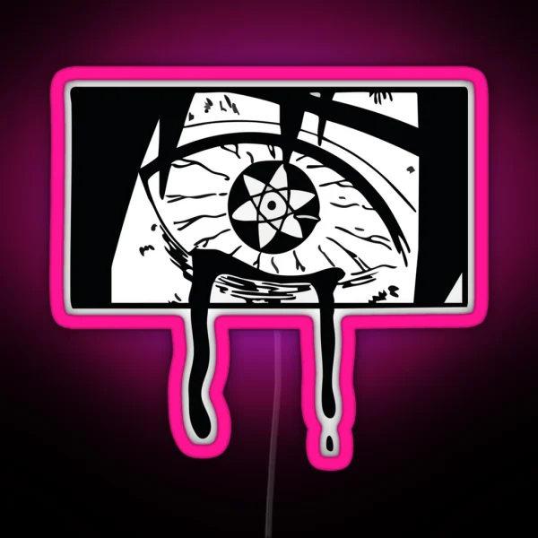 Sasuke Sharingan RGB Neon Sign