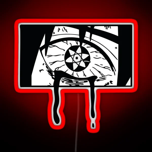 Sasuke Sharingan RGB Neon Sign