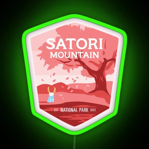 Satori Mountain National Park RGB Neon Sign