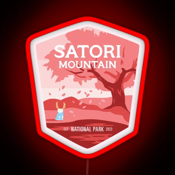 Satori Mountain National Park RGB Neon Sign