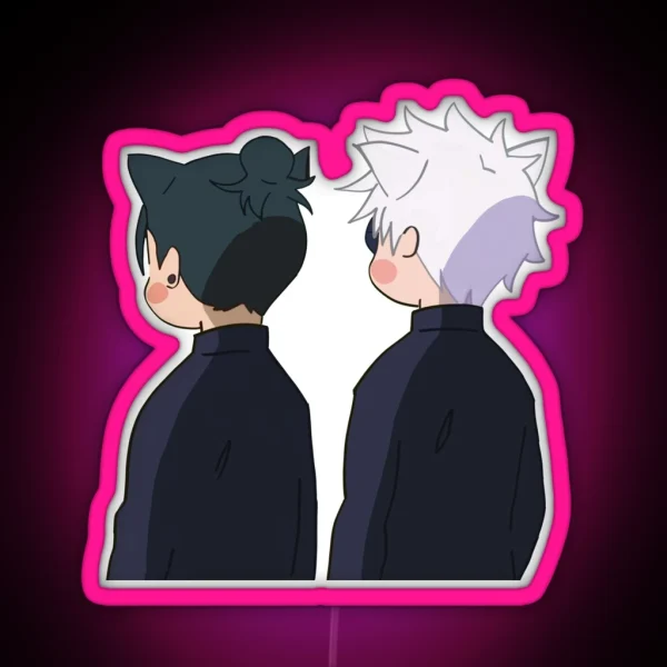 Satosugu Cat Ears RGB Neon Sign