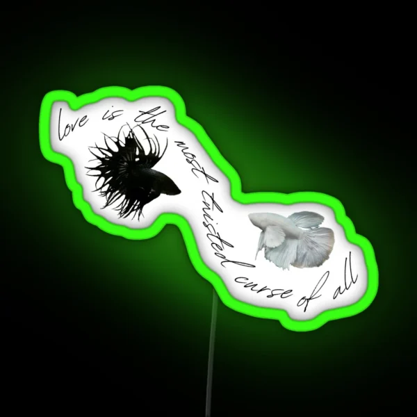 Satosugu Love Is The Most Twisted Curse Of All RGB Neon Sign