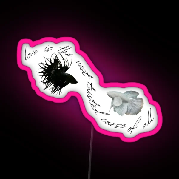 Satosugu Love Is The Most Twisted Curse Of All RGB Neon Sign