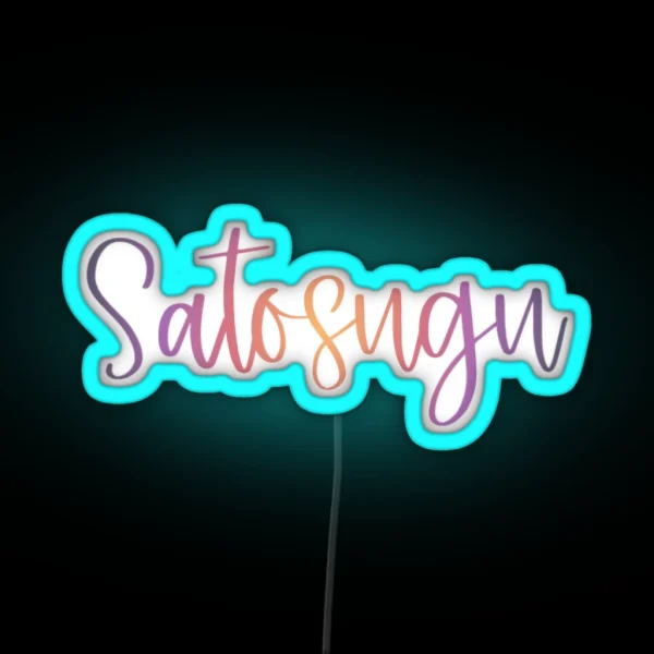 Satosugu RGB Neon Sign