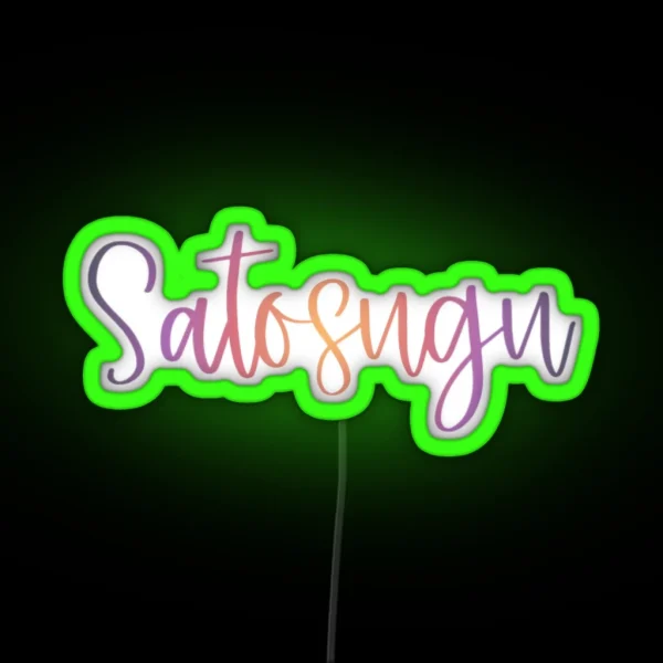 Satosugu RGB Neon Sign