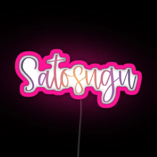Satosugu RGB Neon Sign