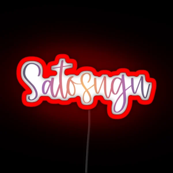 Satosugu RGB Neon Sign
