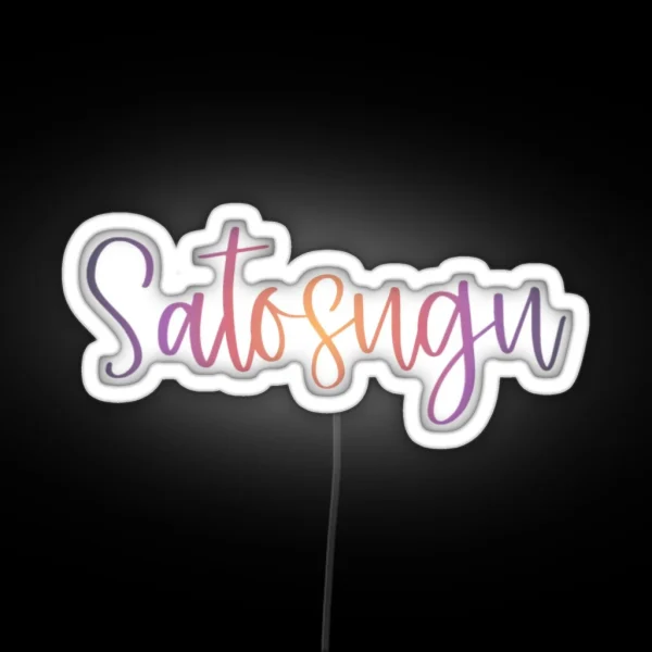 Satosugu RGB Neon Sign