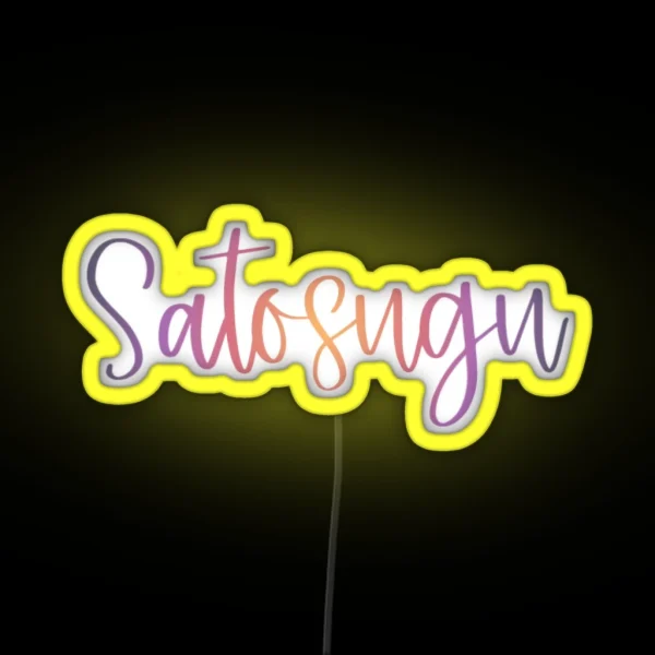 Satosugu RGB Neon Sign