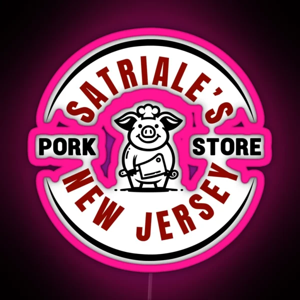 Satriales Pork Store RGB Neon Sign