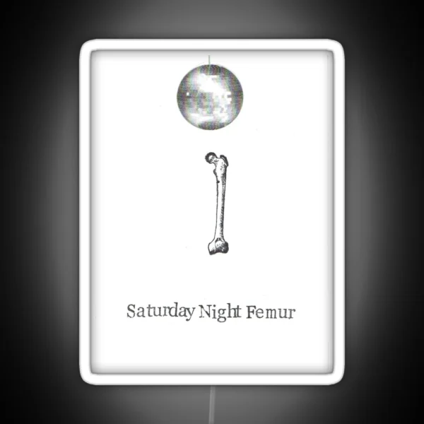 Saturday Night Femur RGB Neon Sign