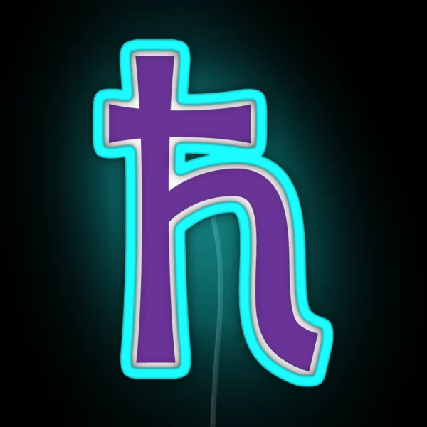 Saturn Symbol RGB Neon Sign
