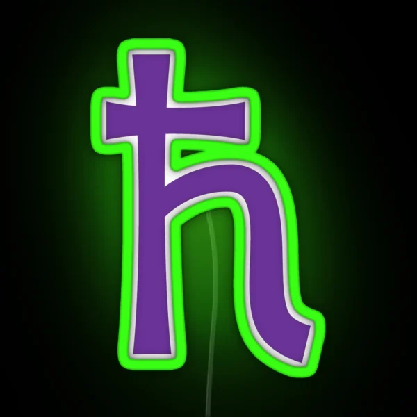 Saturn Symbol RGB Neon Sign