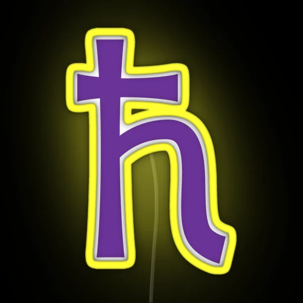Saturn Symbol RGB Neon Sign