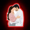 The Story of True Love - Neon Sign with RGB Red Lighting