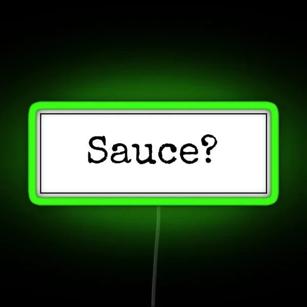 Sauce RGB Neon Sign