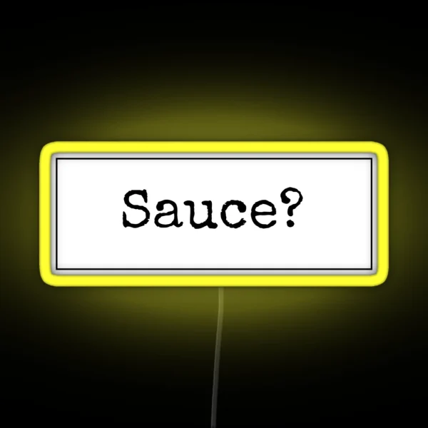 Sauce RGB Neon Sign