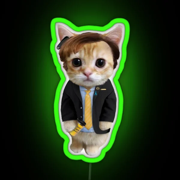 Saul Goodman Kitty RGB Neon Sign
