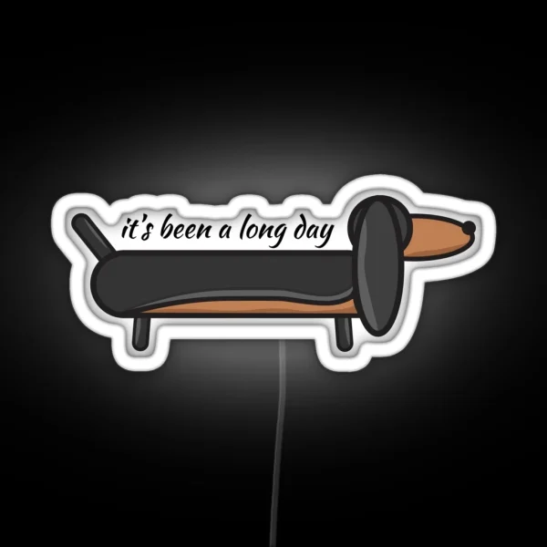 Sausage Dog RGB Neon Sign