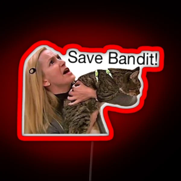 Save Bandit RGB Neon Sign