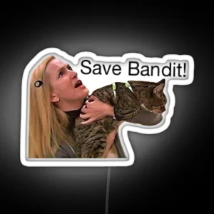 Save Bandit RGB Neon Sign