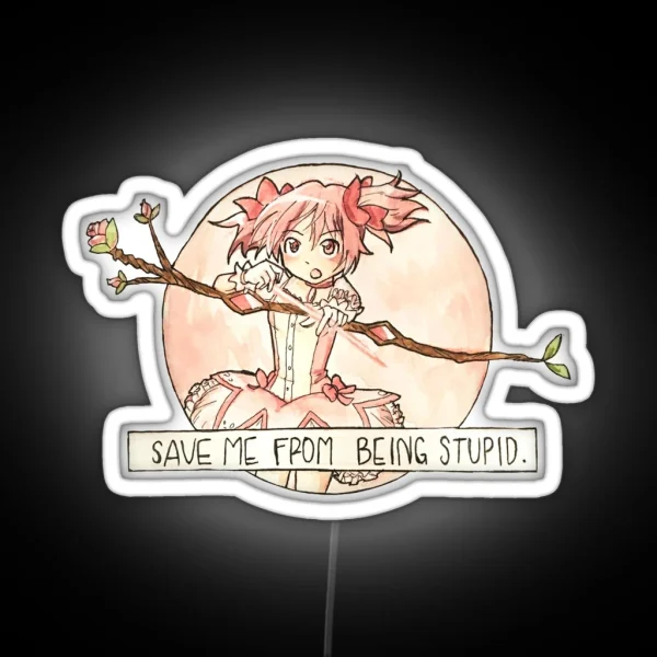 Save Me From Being Stupid RGB Neon Sign