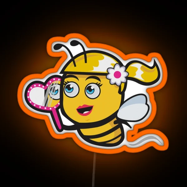 Save The Bees 8 RGB Neon Sign