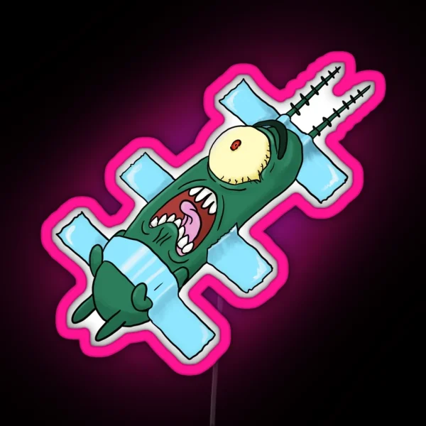 Save The Plankton RGB Neon Sign
