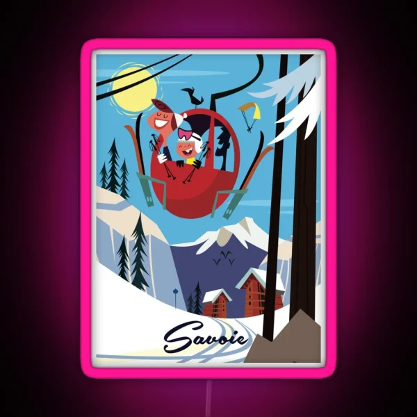 Savoie Poster RGB Neon Sign