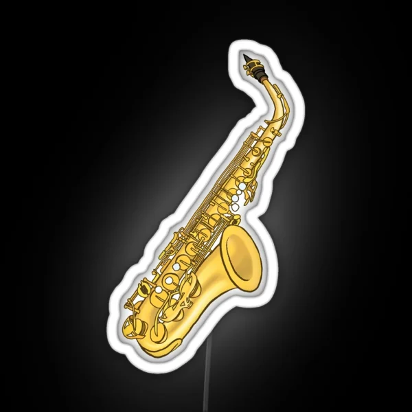 Saxophone RGB Neon Sign