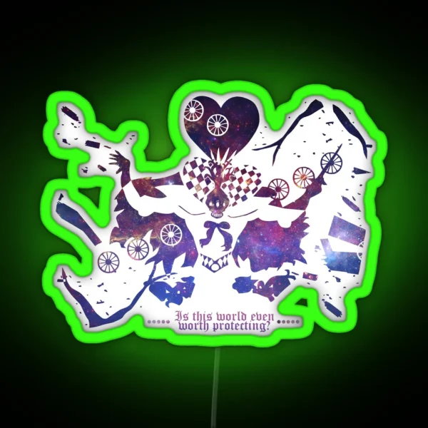 Sayaka Miki Witch RGB Neon Sign