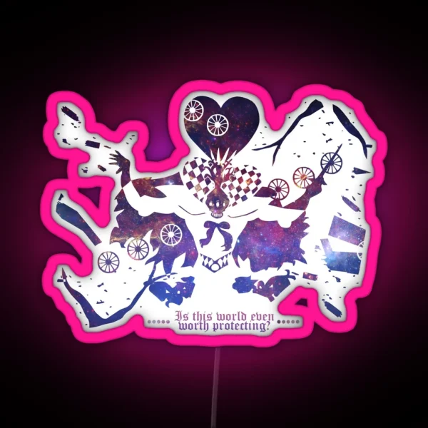 Sayaka Miki Witch RGB Neon Sign