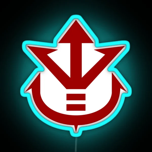 Sayian Logo Planet Vegeta RGB Neon Sign