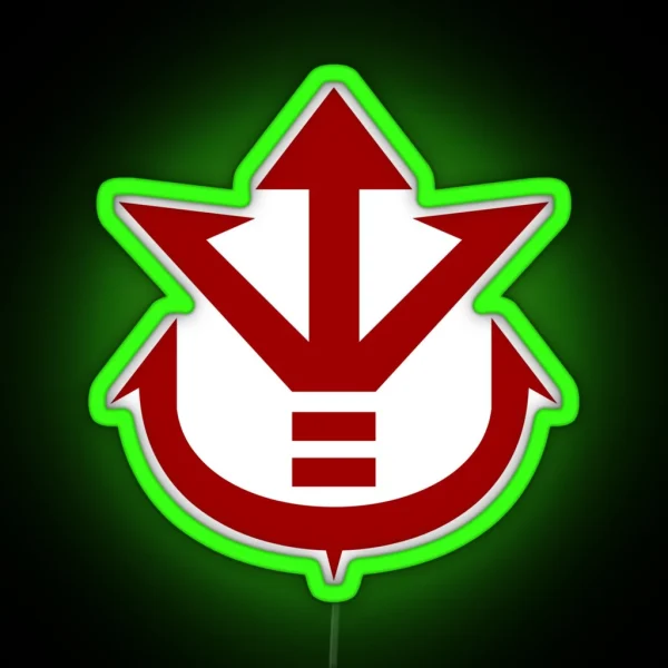 Sayian Logo Planet Vegeta RGB Neon Sign