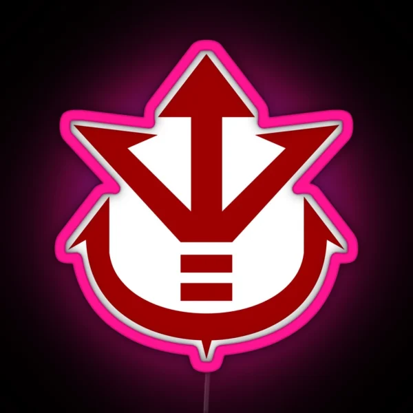 Sayian Logo Planet Vegeta RGB Neon Sign