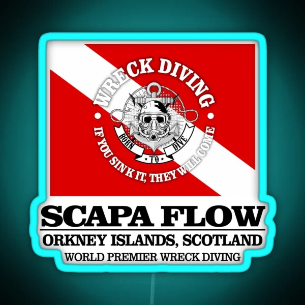 Scapa Flow Best Wrecks RGB Neon Sign