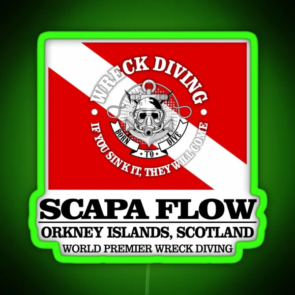 Scapa Flow Best Wrecks RGB Neon Sign