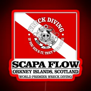 Scapa Flow Best Wrecks RGB Neon Sign