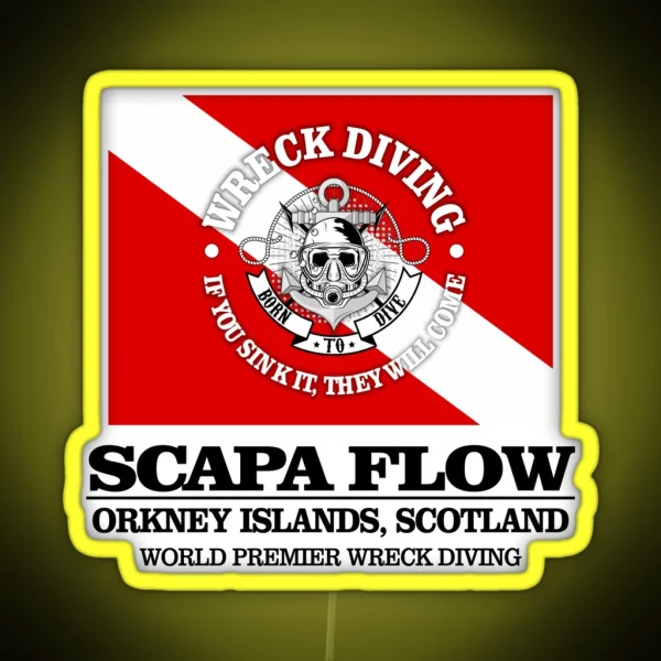 Scapa Flow Best Wrecks RGB Neon Sign