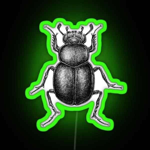 Scarab Beetle RGB Neon Sign