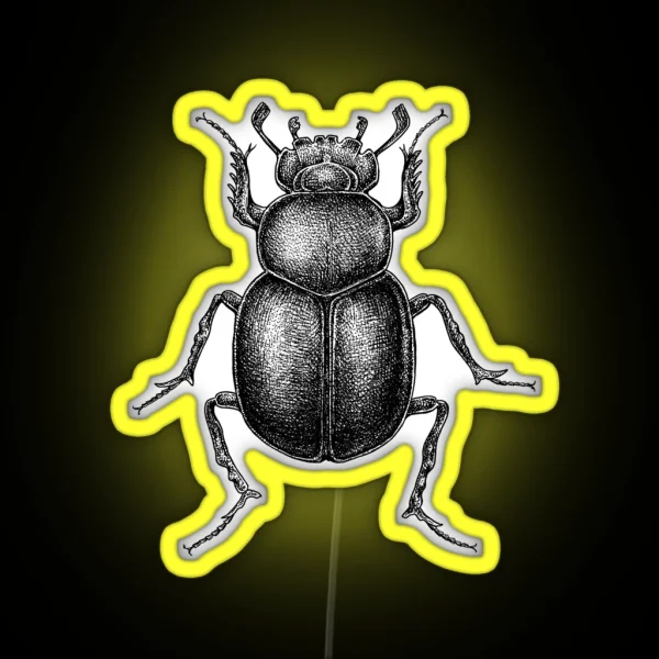 Scarab Beetle RGB Neon Sign