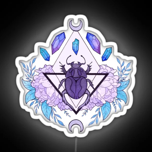 Scarab Queen Nikury RGB Neon Sign