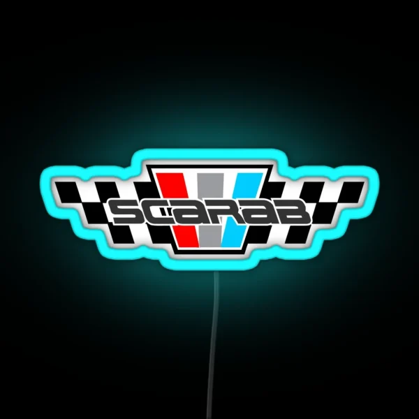 SCARAB RACING BOATS YACHTS LOGO RGB Neon Sign