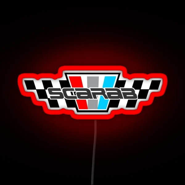 SCARAB RACING BOATS YACHTS LOGO RGB Neon Sign