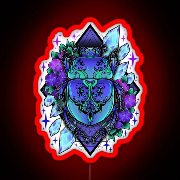 Scarab RGB Neon Sign