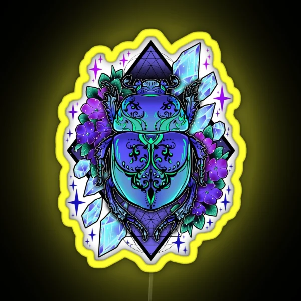 Scarab RGB Neon Sign