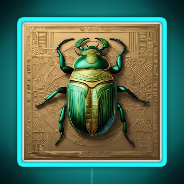 Scarab RGB Neon Sign