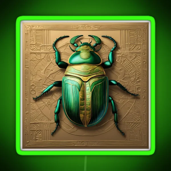 Scarab RGB Neon Sign
